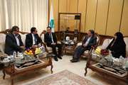 Meeting of First Secretary of Algeria Embassy with Director of Iran Privatization Organization 