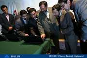 The opening of Iranian Cyber Stock Exchange in the 4th Exchange, Bank, Insurance and Privatization Exhibition